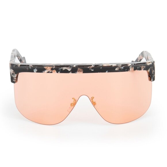 NEW LOEWE SUNGLASSES, OVERSIZED SHIELD EYEWEAR LOEWE, MASK SUNGLASSES LOEWE - Picture 3 of 4